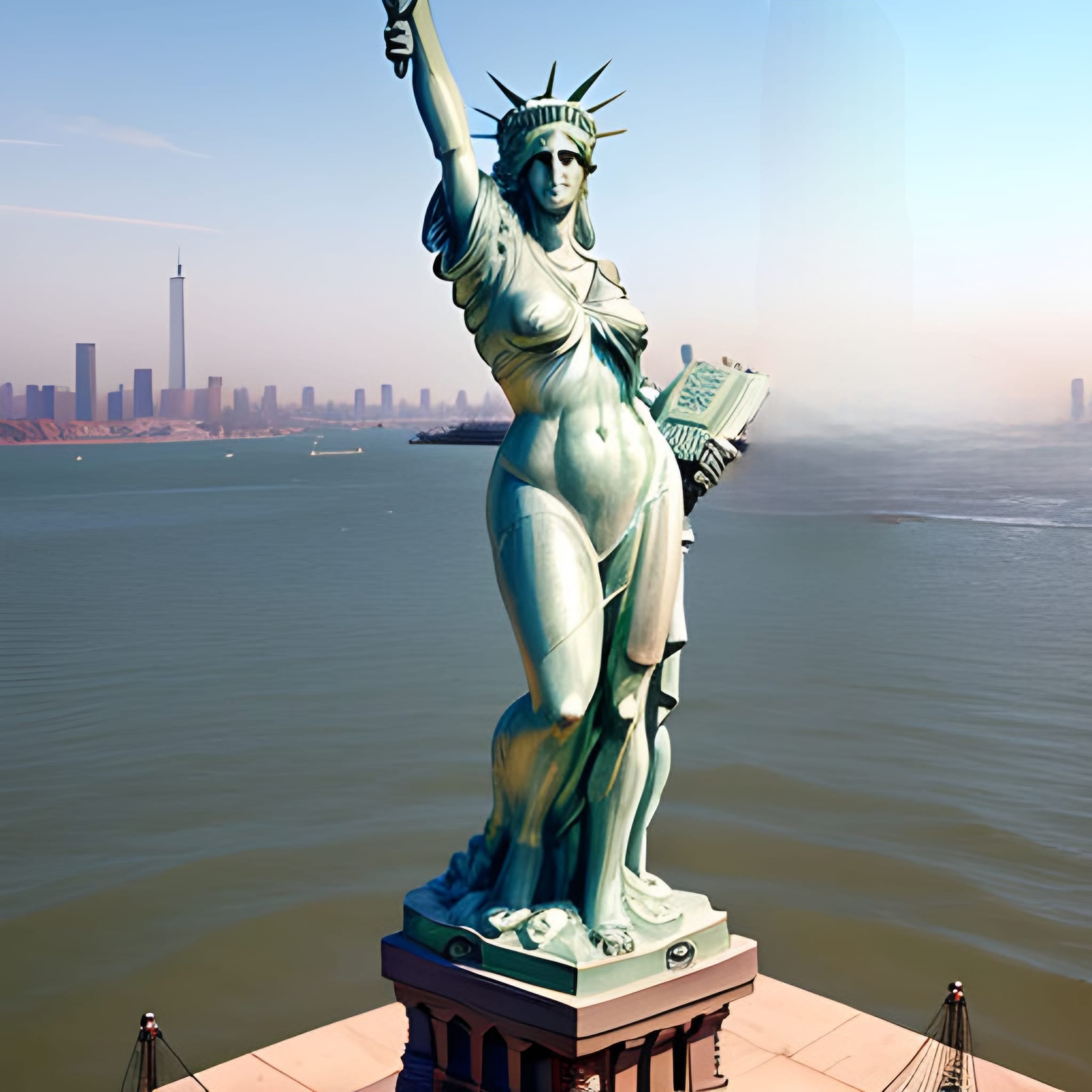 Ai Image Generator Hilariously Unveils Sexy Statue Of Liberty Carstyle